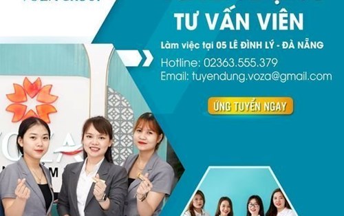 Viện thẩm mỹ VOZA tuyển tư vấn viên